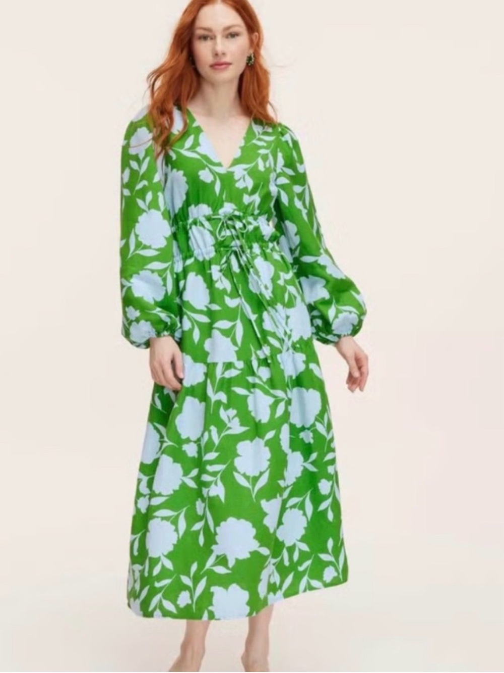 Kate Spade X Target Floral Linen Maxi Dress